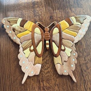 Wooden Butterfly Wall Art